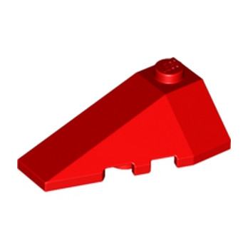 LEGO 6431121 LEFT ROOF TILE 2X4 W/ANGLE - RED