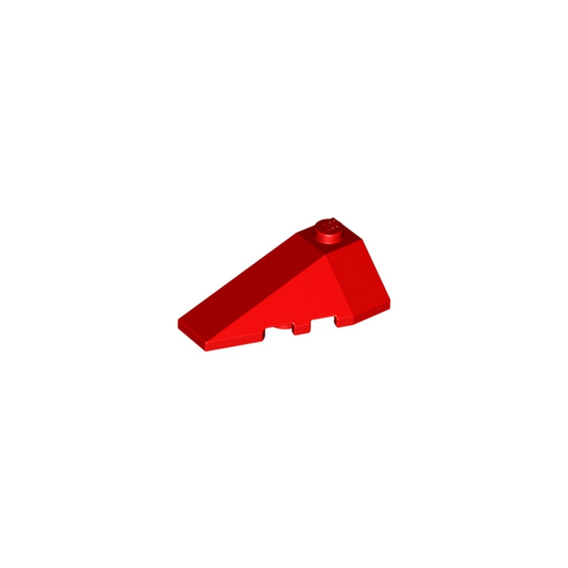 LEGO 4180409 LEFT ROOF TILE 2X4 W/ANGLE - ROUGE