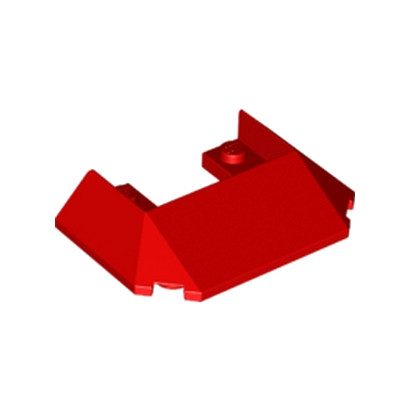 LEGO 6427263 ROOF FRONT 6X4X1 - ROUGE