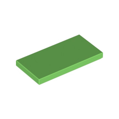 LEGO 6173814 PLATE LISSE 2X4 - BRIGHT GREEN