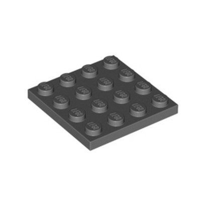 LEGO 4243831 PLATE 4X4 - DARK STONE GREY
