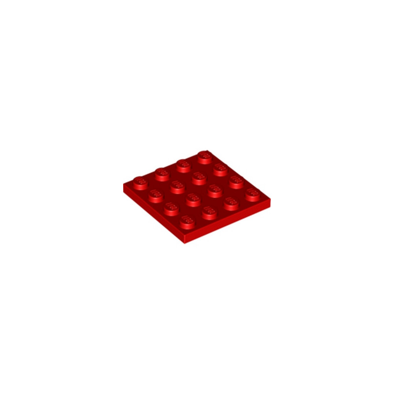 LEGO 4243814 PLATE 4X4 - ROUGE