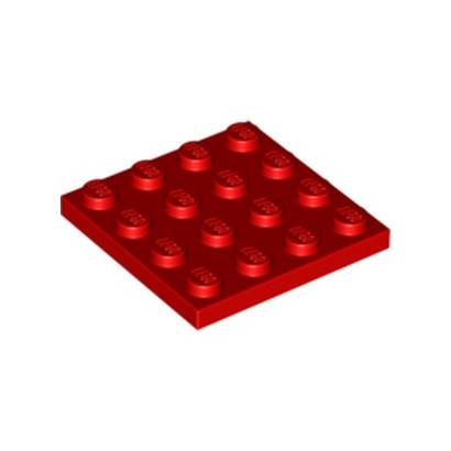 LEGO 4243814 PLATE 4X4 - ROUGE