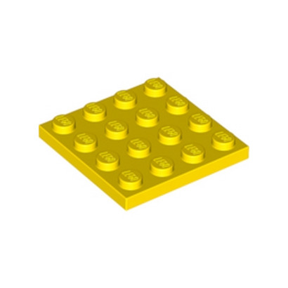 LEGO 4243817 PLATE 4X4 - JAUNE