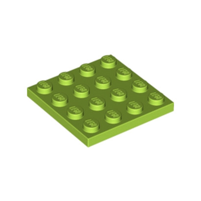 LEGO 4504850 PLATE 4X4 - BRIGHT YELLOWISH GREEN