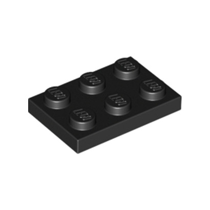 LEGO 302126 PLATE 2X3 - NOIR