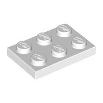 LEGO 302101 PLATE 2X3 - WHITE