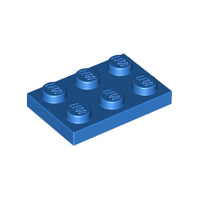 LEGO 302123 PLATE 2X3 - BLEU