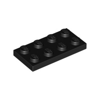 LEGO 302026 PLATE 2X4 - BLACK