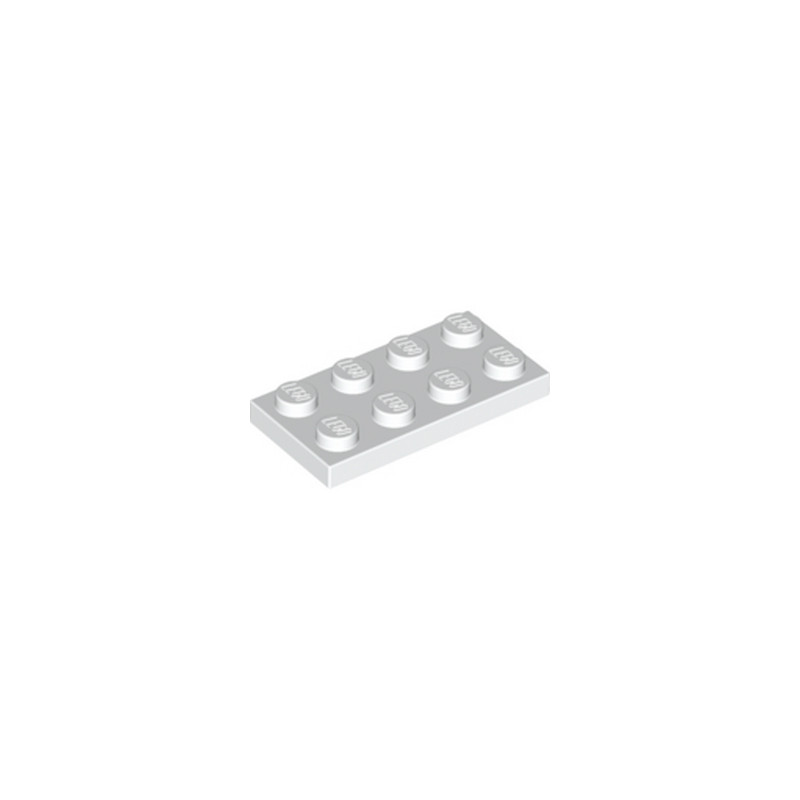 LEGO 302001 PLATE 2X4 - WHITE