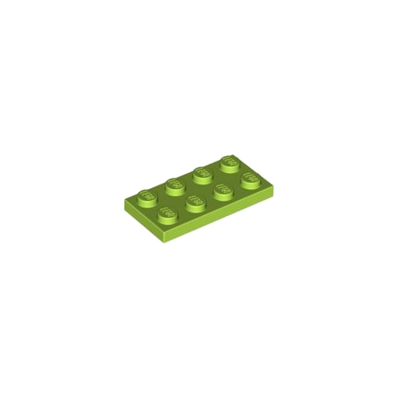 LEGO 4537936 PLATE 2X4 - BRIGHT YELLOWISH GREEN