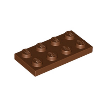 LEGO 4211186 PLATE 2X4 - REDDISH BROWN