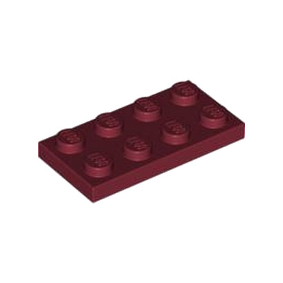 LEGO 4539071 PLATE 2X4 - NEW DARK RED