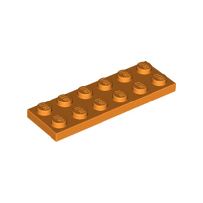 LEGO 4121741 PLATE 2X6 - ORANGE