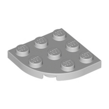 LEGO 4211756 	PLATE 3X3, 1/4 CIRCLE - Medium Stone Grey