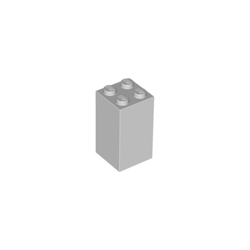 LEGO 4211650 BRIQUE 2X2X3 - MEDIUM STONE GREY