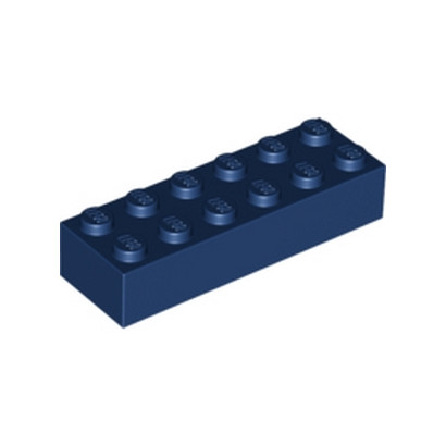 LEGO 6100239 BRIQUE 2X6 - EARTH BLUE