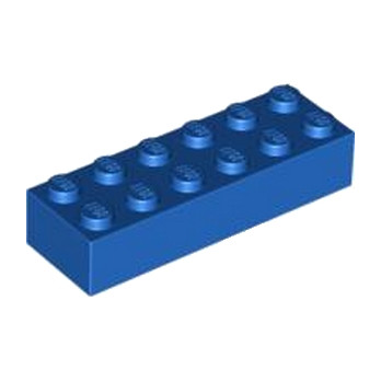 LEGO 4181139 BRIQUE 2X6 - BLEU