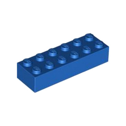 LEGO 4181139 BRIQUE 2X6 - BLEU