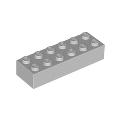 LEGO 4274668 BRIQUE 2X6 - MEDIUM STONE GREY