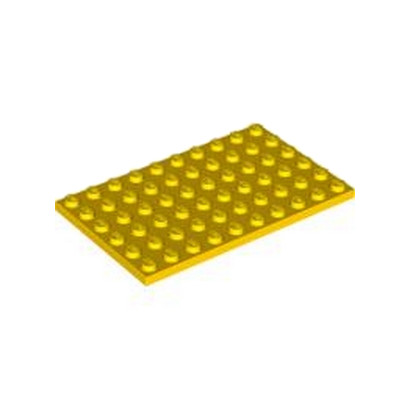 LEGO 303324 PLATE 6X10 - YELLOW