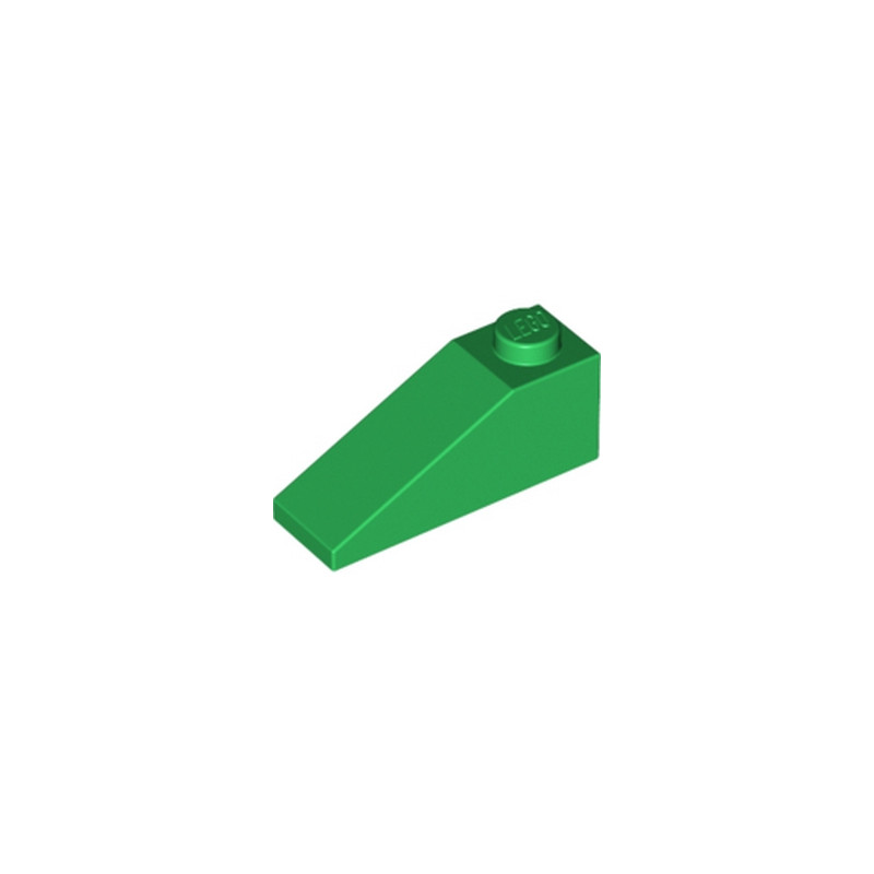 LEGO 428628 TUILE 1X3/25° - DARK GREEN