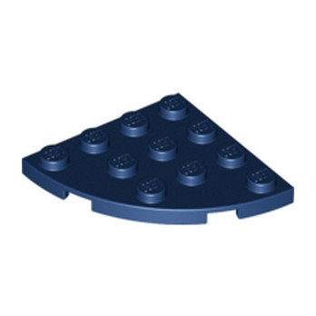 LEGO 6023154 PLATE 4X4, 1/4 CIRCLE - EARTH BLUE