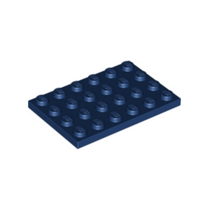 LEGO 6037887 PLATE 4X6 - EARTH BLUE