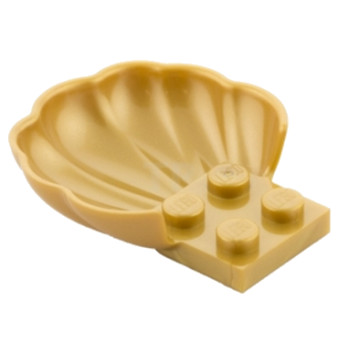 LEGO 6380638 COQUILLE - WARM GOLD