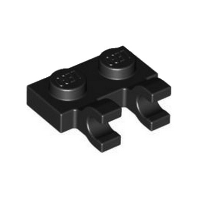 LEGO 4556158 PLATE 1X2 W/HOLDER, VERTICAL - BLACK