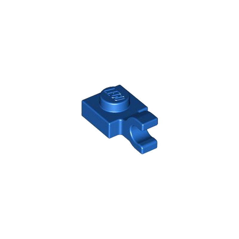 LEGO 6347291 PLATE 1X1 W/HOLDER VERTICAL - BLUE