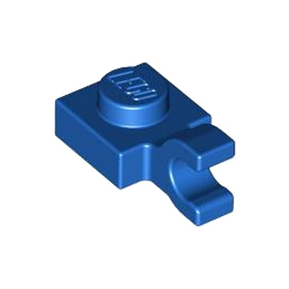 LEGO 6347291 PLATE 1X1 W/HOLDER VERTICAL - BLUE
