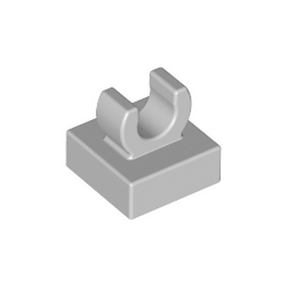 LEGO 6308012 PLATE 1X1 W. UP RIGHT HOLDER - MEDIUM STONE GREY