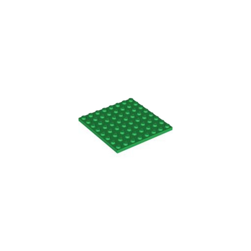 LEGO 4161677 PLATE 8X8 - DARK GREEN
