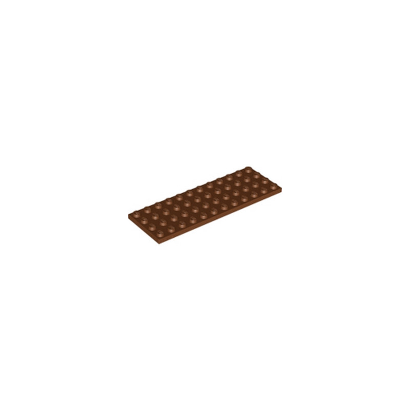 LEGO 6065139 PLATE 4X12 - REDDISH BROWN
