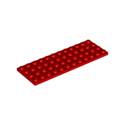 LEGO 302921 PLATE 4X12 - ROUGE