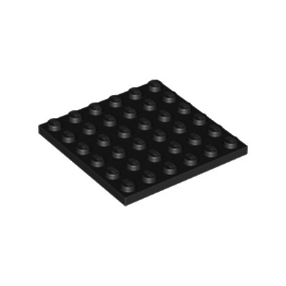 LEGO 395826 PLATE 6X6 - NOIR