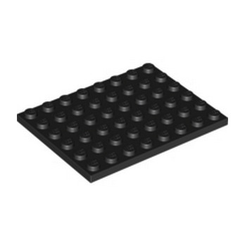 LEGO 303626 PLATE 6X8 - BLACK