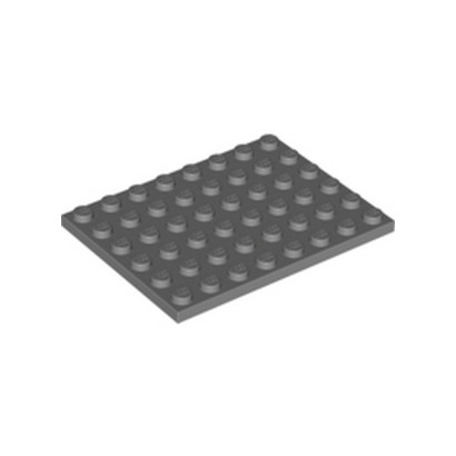 LEGO 4210794 PLATE 6X8 - DARK STONE GREY