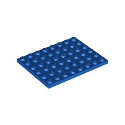 LEGO 303623 PLATE 6X8 - BLUE