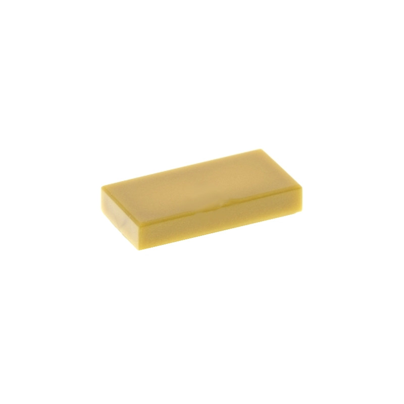 LEGO 6107197 FLAT TILE 1X2 - WARM GOLD