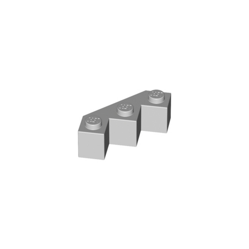 LEGO 4211718 FACET BRIQUE 3X3X1 - MEDIUM STONE GREY