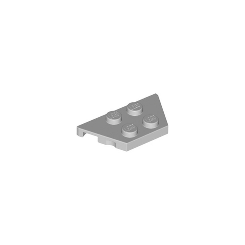 LEGO 4252368 	PLATE 2X4X18° - MEDIUM STONE GREY