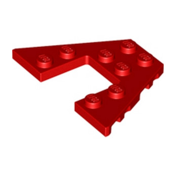 LEGO 6275499 PLATE 6X4 W/ANGLE - RED