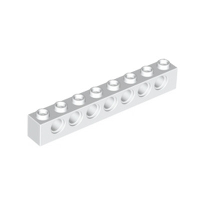 LEGO 4582543 TECHNIC BRIQUE 1X8 - BLANC