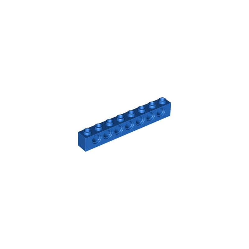 LEGO 370223  TECHNIC BRIQUE 1X8 - BLEU