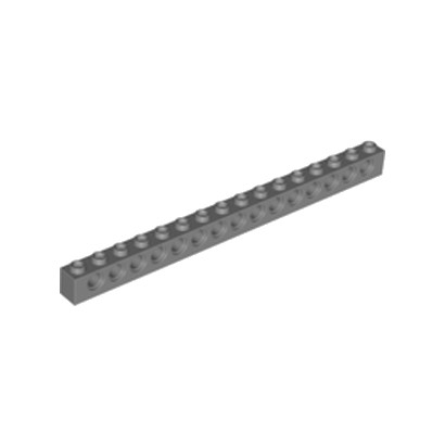 LEGO 4256828 TECHNIC BRIQUE 1X16, Ø4,9 - DARK STONE GREY