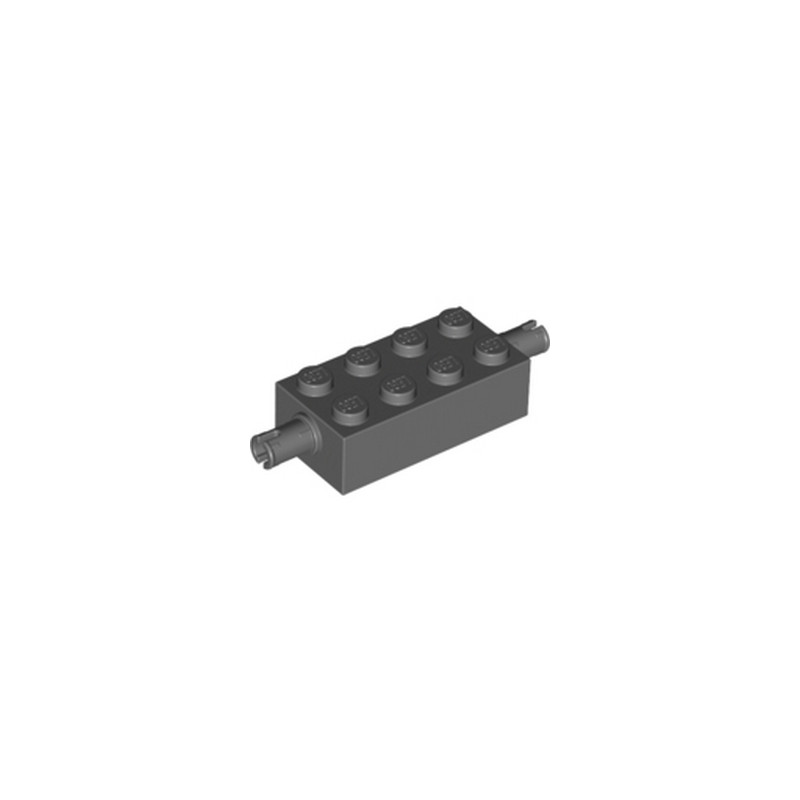 LEGO 4210718  BEARING ELEMENT 2X4 W.D. SNAP - DARK STONE GREY