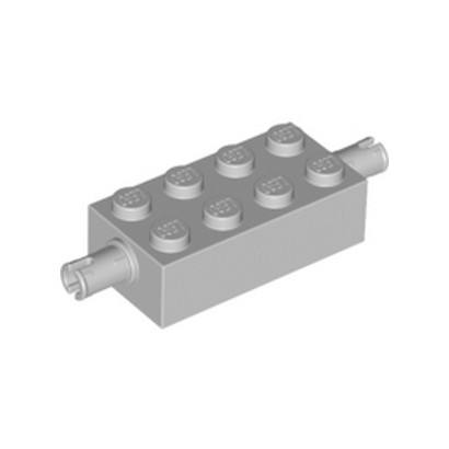 LEGO 6356158 BEARING ELEMENT 2X4 W.D. SNAP - MEDIUM STONE GREY