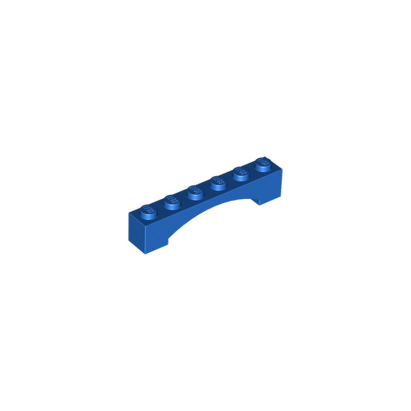 LEGO 6133607 BRICK 1X6 W/INSIDE BOW - BLUE